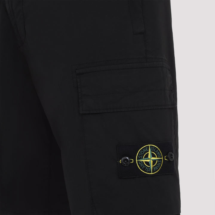 Stone Island Shorts - Black | 39f8eda5a905d3c014c3da5a51f162a5b5133fb3