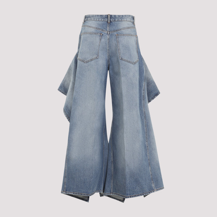 AlaÏA Wide leg - Blue | 6007f866dfe5515f6dcc1ca314b43957f1d27287