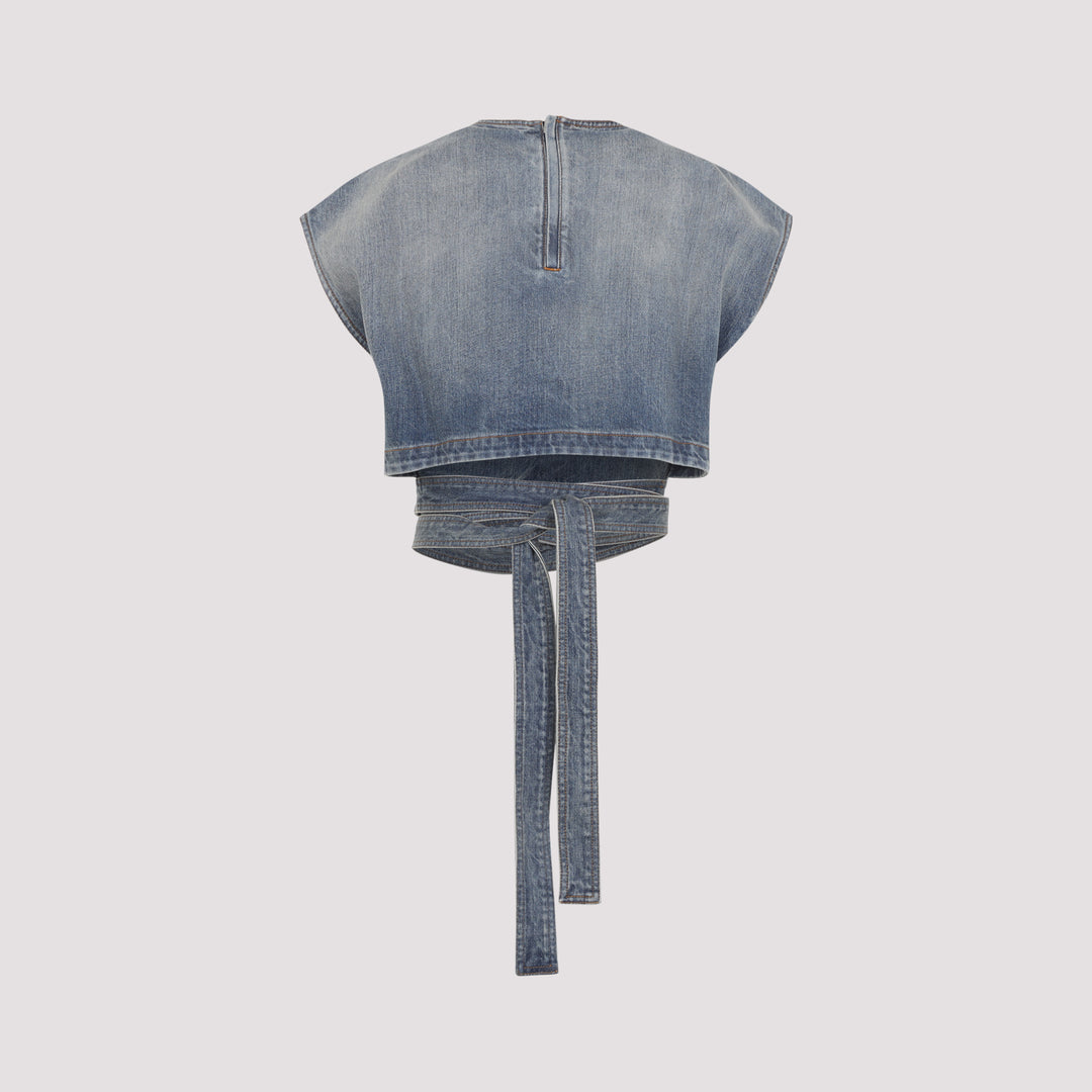 AlaÏA Tops - Blue | acb5fadeb3aab1f3e0a22bccf393b0f46f9251b8
