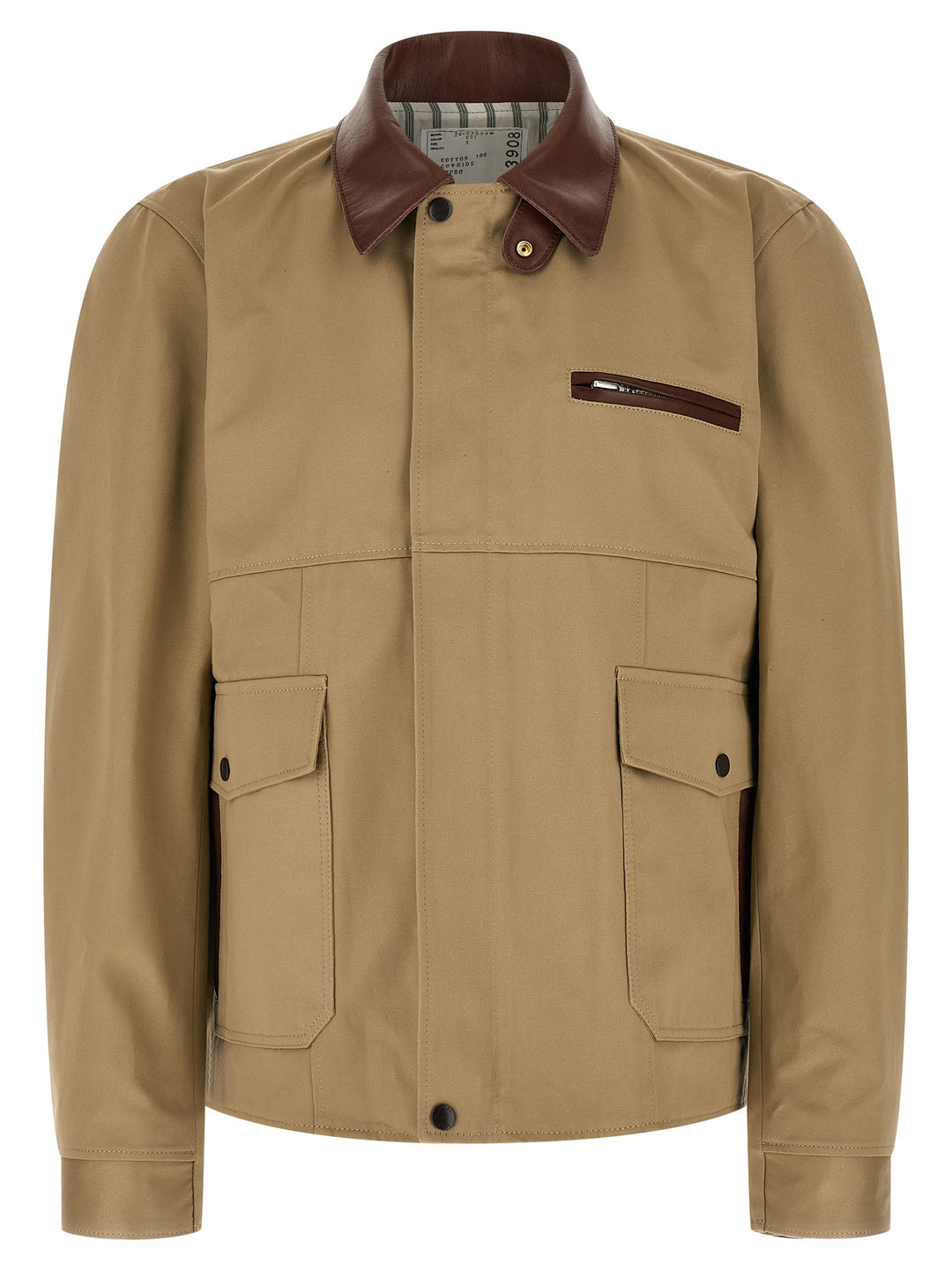 Sacai Blouson Jacket Puffer Jackets - Beige | 9dc5a33b5503dc449730fd1a3f0d80787dd5d28f