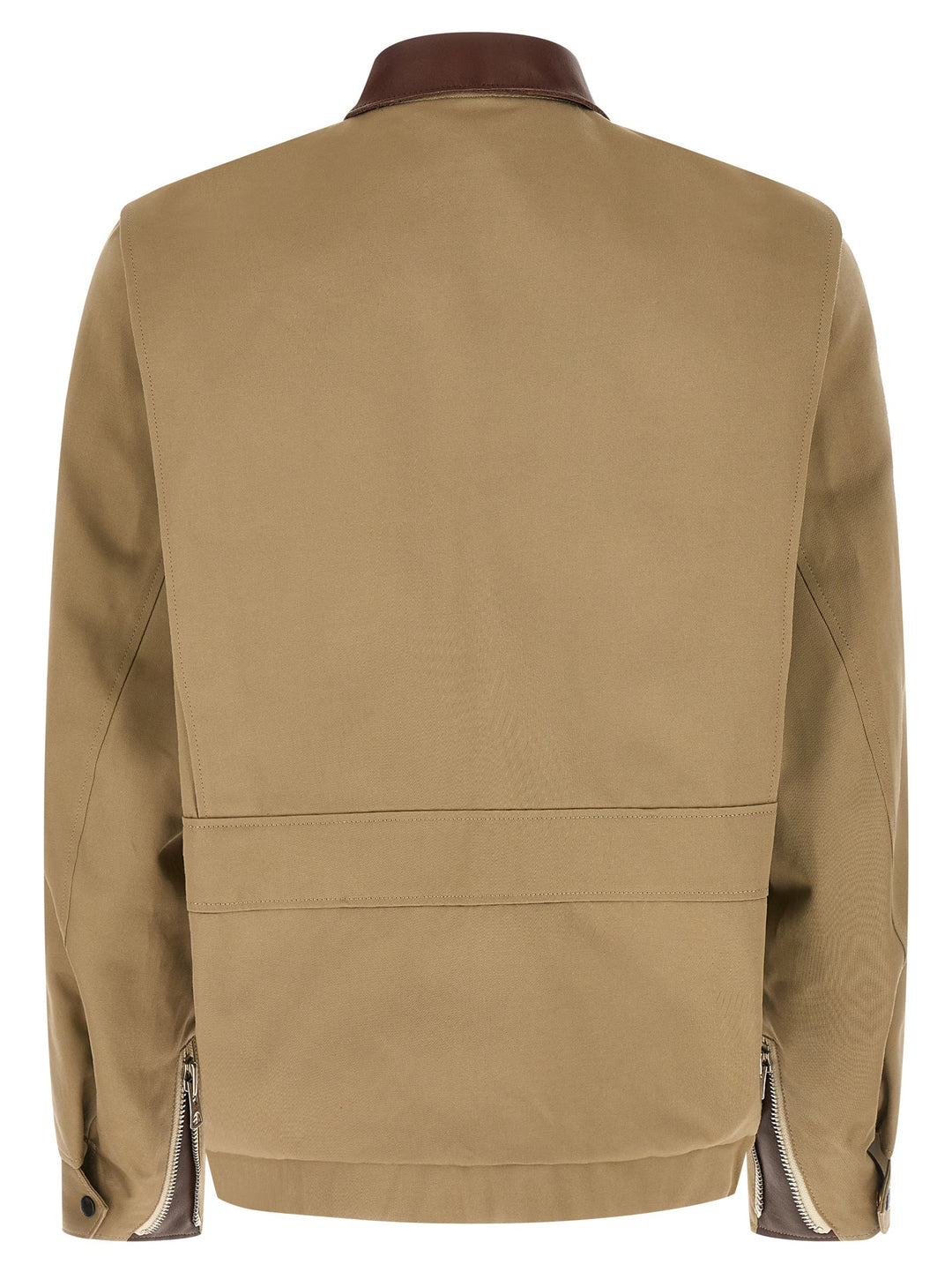 Sacai Blouson Jacket Puffer Jackets - Beige | 5f432e6ad539be89aee2e5f16c2db1c811a558d0