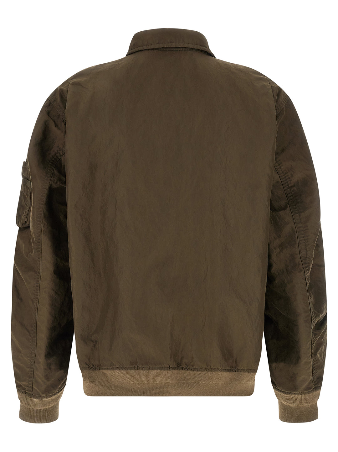 Sacai Crumpled Nylon Jacket Puffer Jackets - Green | 26a34debb8f2f808b84d0f9328dc2852b02cc75d