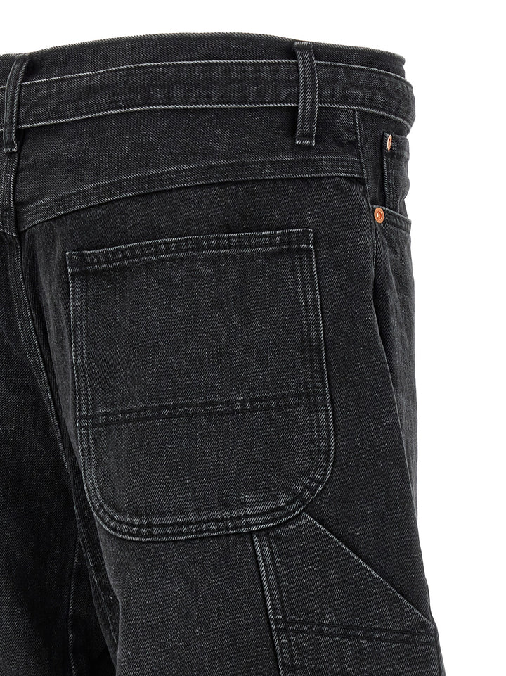 Sacai Extra Leg Jeans - Black | 10564c84507690c457065bb5ce60966f9e5b28b1