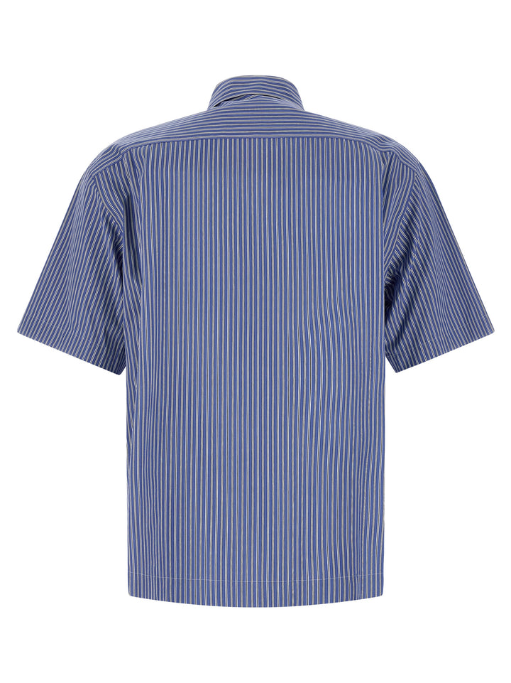 Sacai Striped Shirt Shirt and Blouse - Light Blue | af9c5fcb92454ee53dc23a558914173776413444
