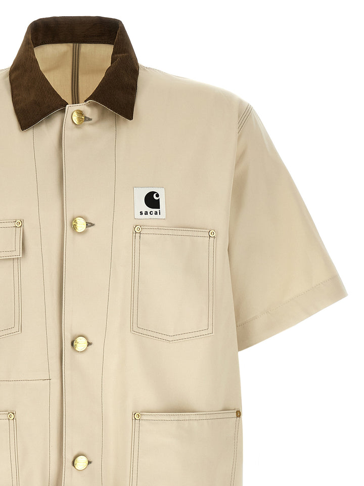 Sacai Duck Shirt and Blouse - Beige | 272820b6732b1ebf1d7135488d401d9e93b09359