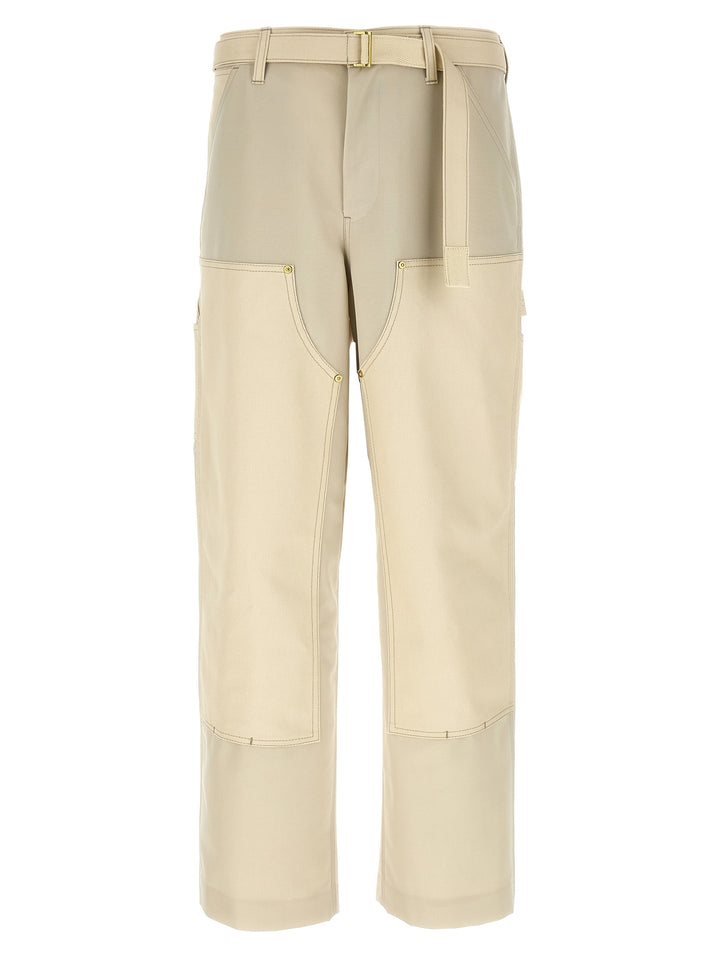 Sacai Duck Pants - Beige | c520812890255bf59b2997d3548ebe5215e9d5ae