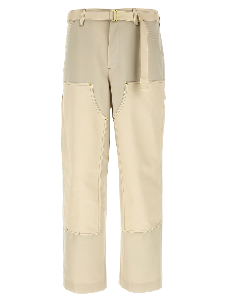 Sacai Duck Pants Beige | Wanan Luxury