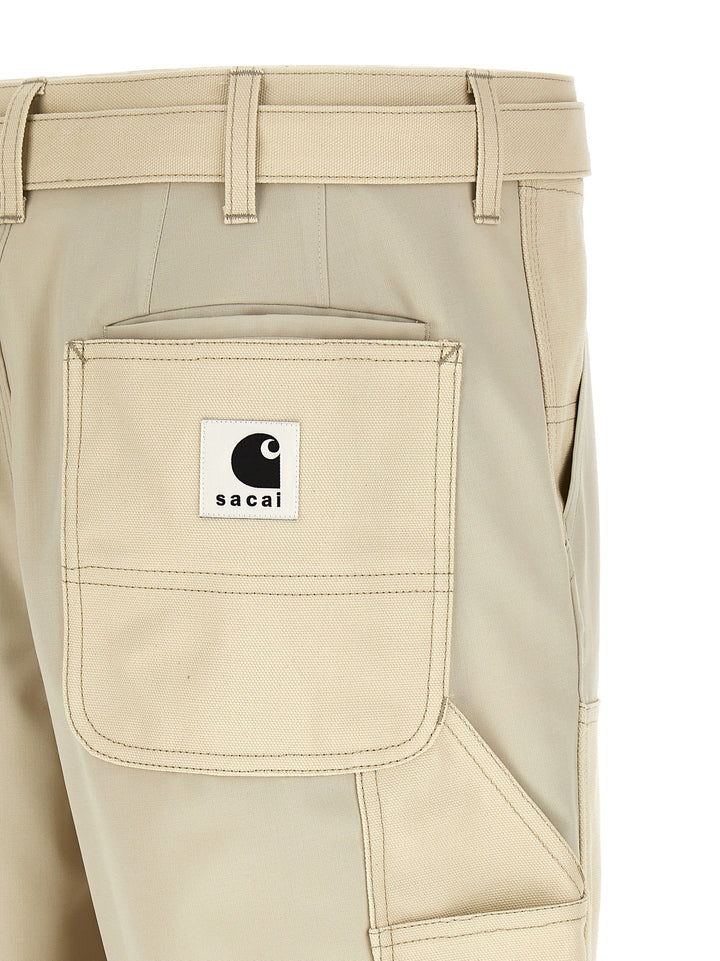Sacai Duck Pants - Beige | 7ab221d780c51dbde18bf1989818471b2879781b