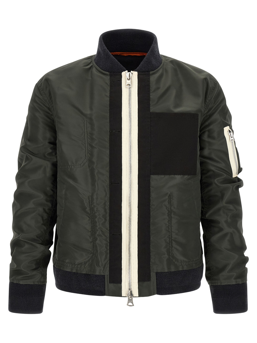 Sacai Reversible Blouson Puffer Jackets - Multicolor | e1443e6f3cdad278bc0234e5ea3bb52e55499d5d