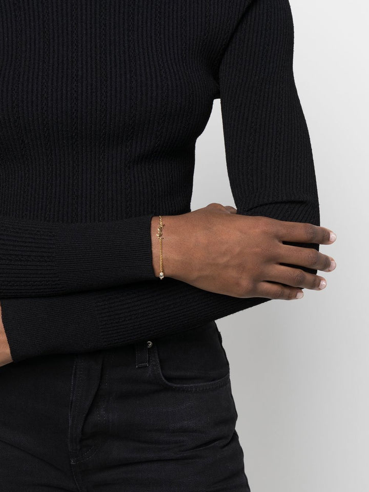 Saint Laurent Paris Bracciale - Metallic | 9a058827366291258769c566765f653d239fb556