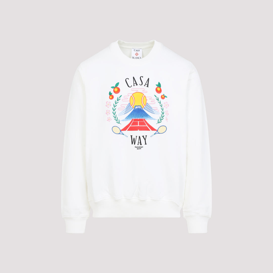 Casablanca Sweatshirts - White | c1c2ac01d7e33dec25ca6d767afbdf8f2b177c50