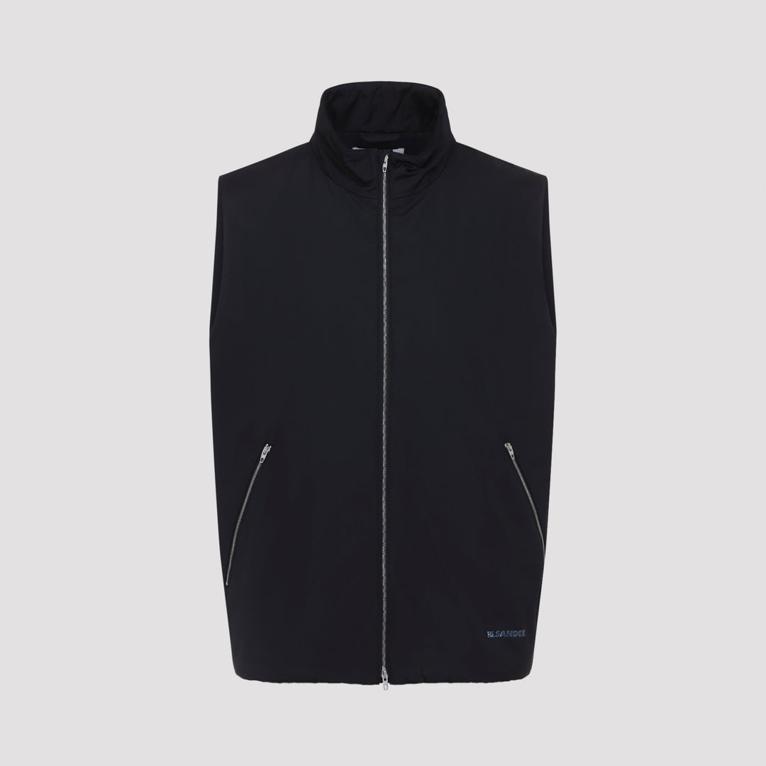 Jil Sander Gilet - Blue | 6766378ba35d0a0c59b1135aa29d8f16c5eb8511