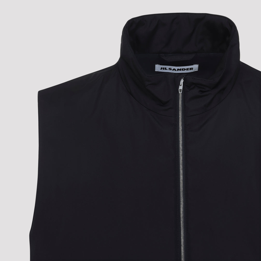 Jil Sander Gilet - Blue | ff2bc4091c8ff84187348fe00ba3e4b8fa17c6ed