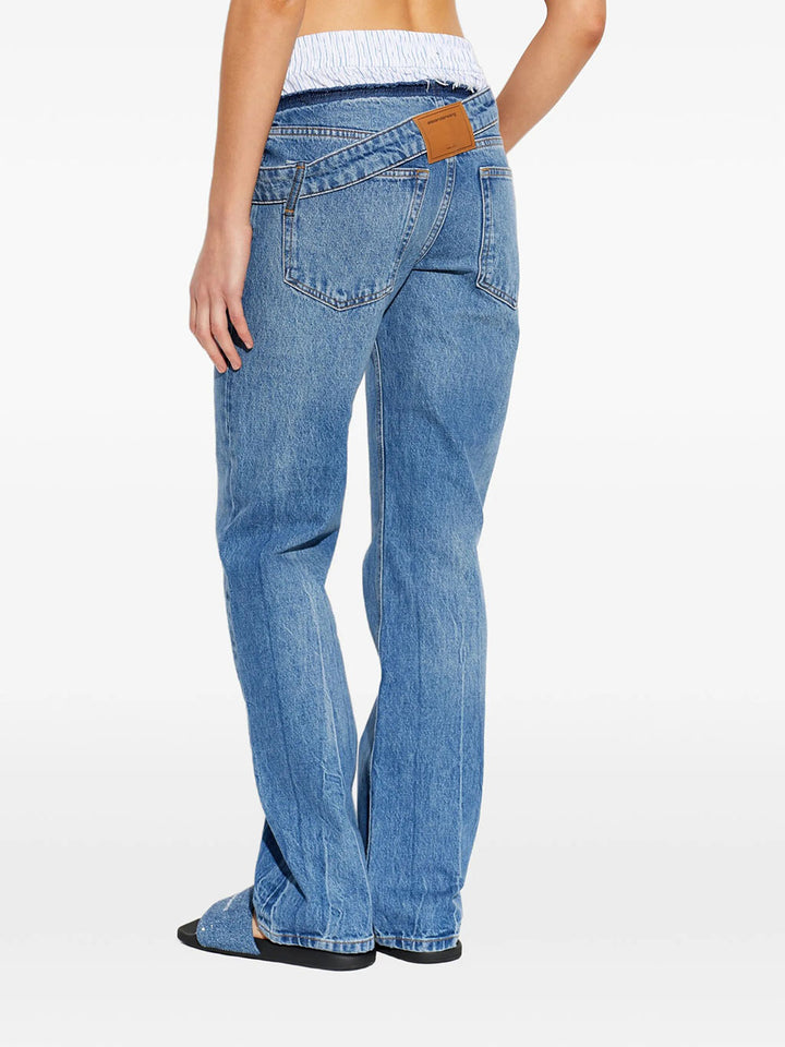 Alexander Wang Straight leg - Blue | 54cfa884f7256bc17b16f5cf49db151998571ce2