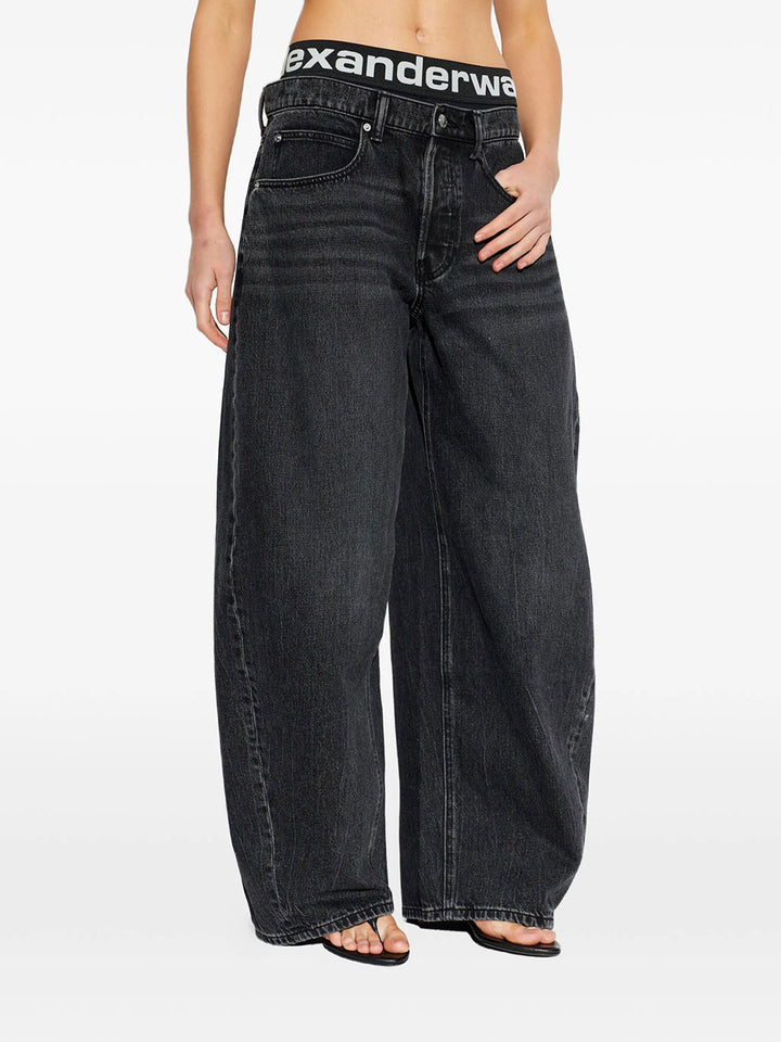 Alexander Wang Wide leg - Grey | d0a0c6e95c5e388d3d348db2babdd57b7bde76ea