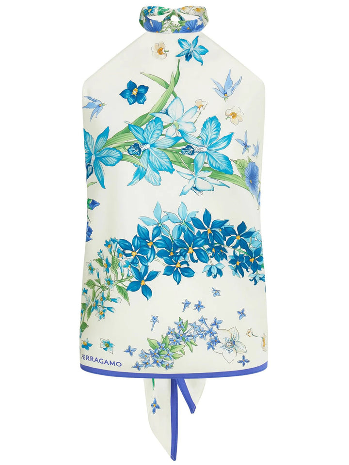 Ferragamo TOP - Blue | 5ada17087747f47e8cf3026bdd6f0d1fe796a6c3