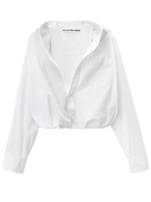Pre-Styled Gathered Shirt W/ Tank