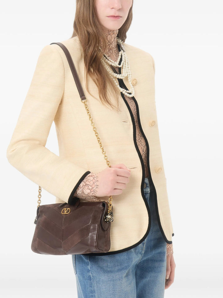 Valentino Garavani One Shoulder Bag - Brown | 8ae140061d558b0baa4208d8ecd974e8f43698e6