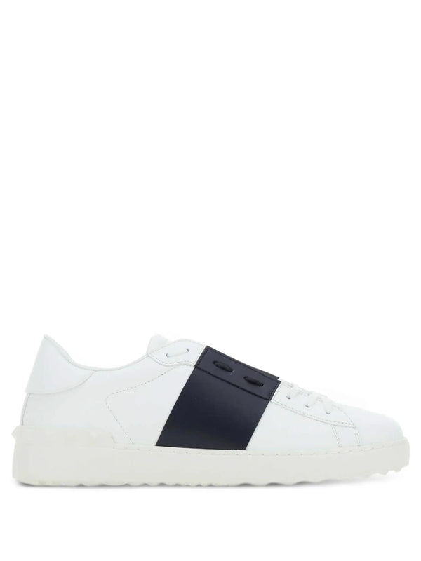Open Sneakers In Calf Leather