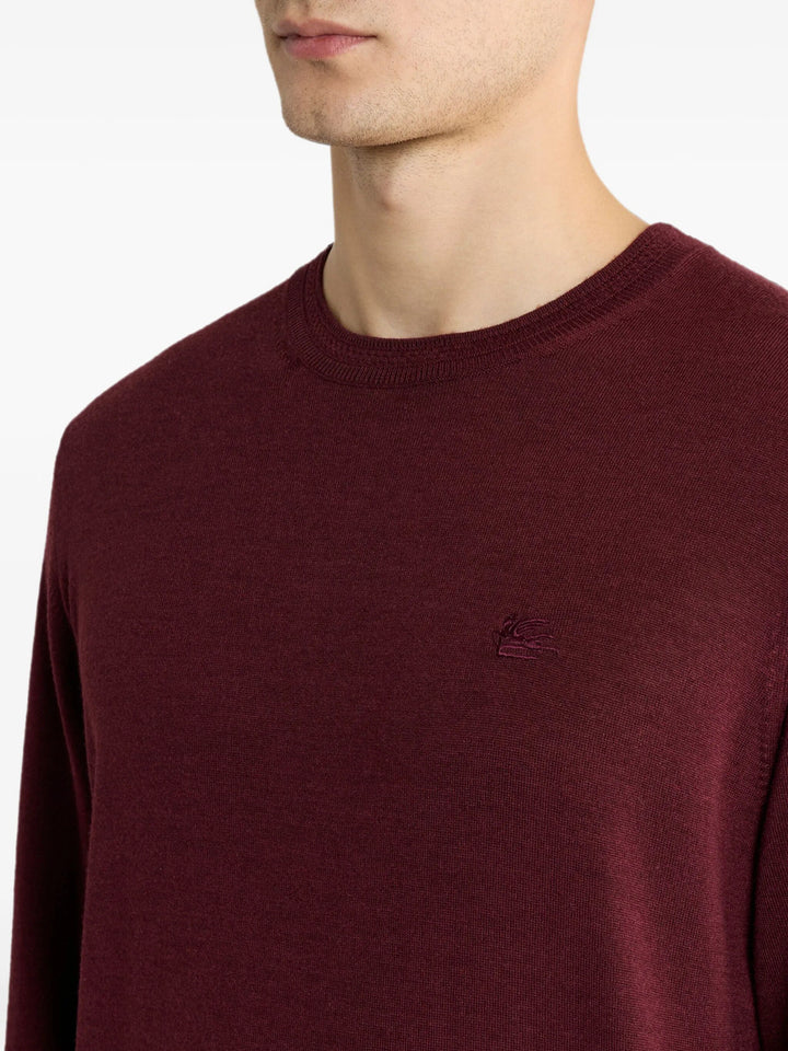 Etro MAGLIA - Red | 3bb17da87ea9528da39e887da75abf880215900f