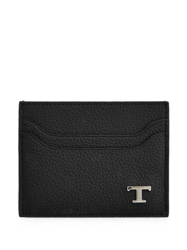 Grained Leather Card Holder