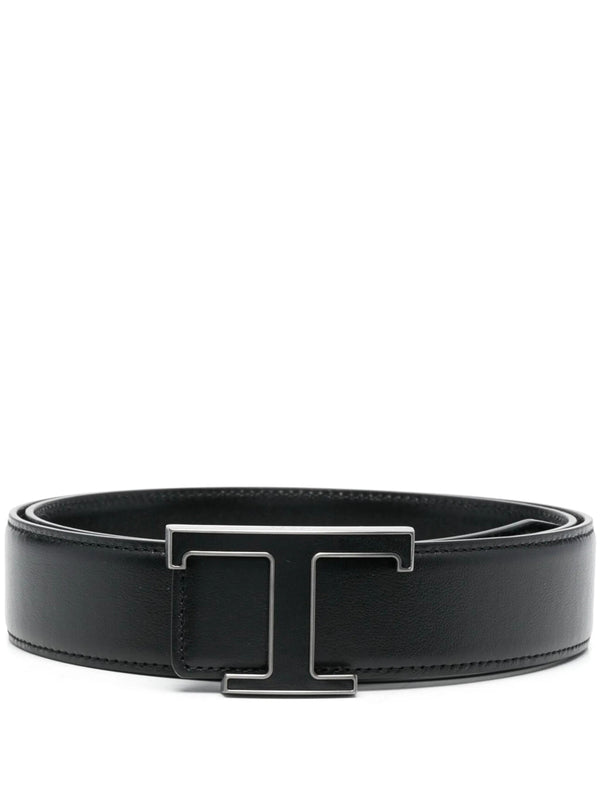 T Timeless Reversible Belt In Leather