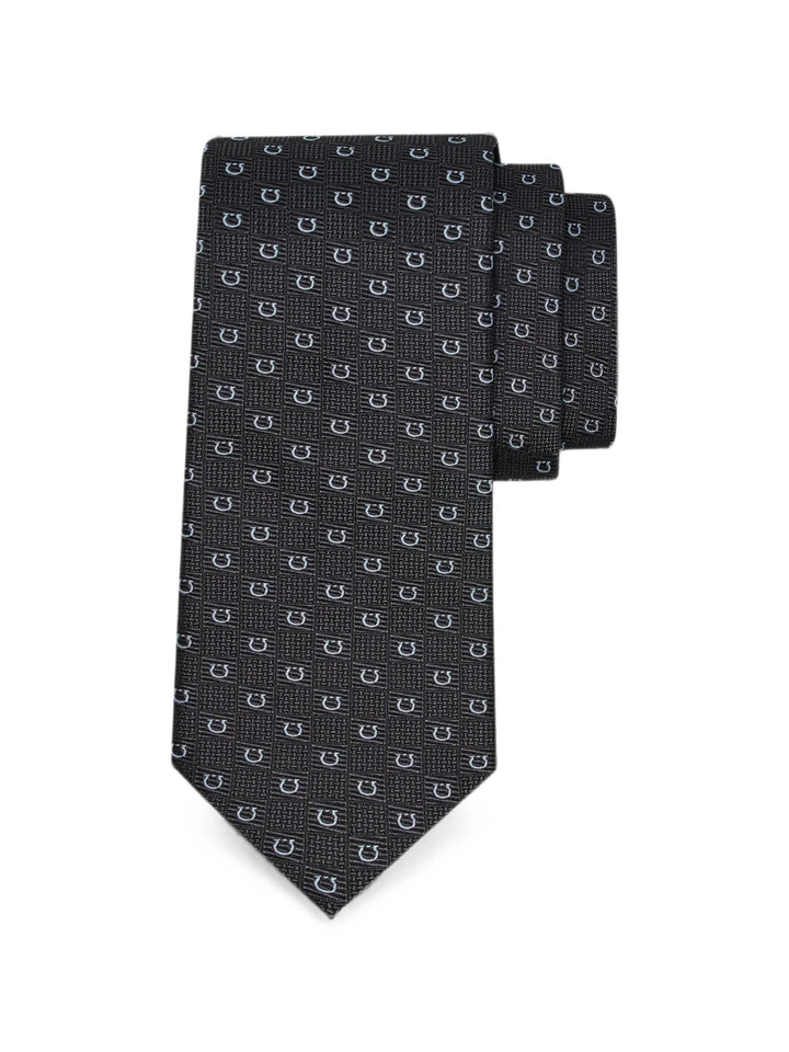 Ferragamo Ties - Grey | 88e56a47b87bf86e7509ae0ae5ee2afb777da44b