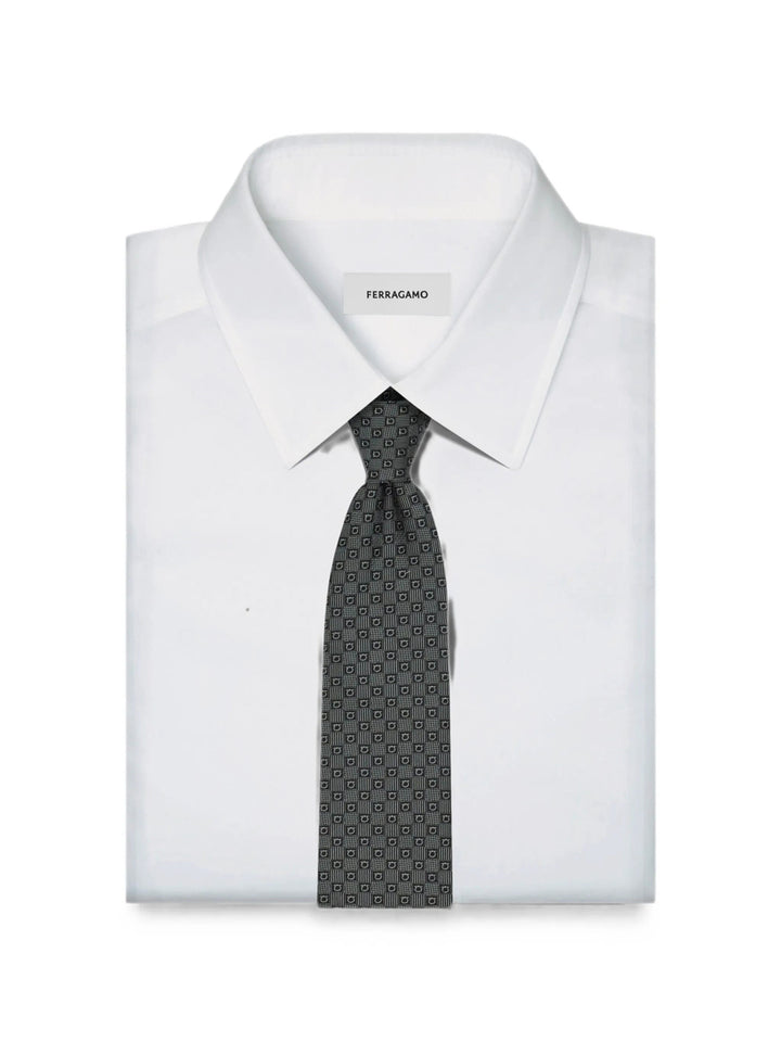 Ferragamo Ties - Grey | fa8c95b46c7808e07d14bdbd80b7faec70ecf8c0