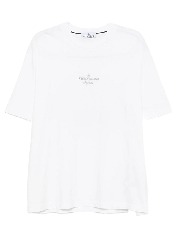 Regular Fit T-Shirt With `Archivio` Print