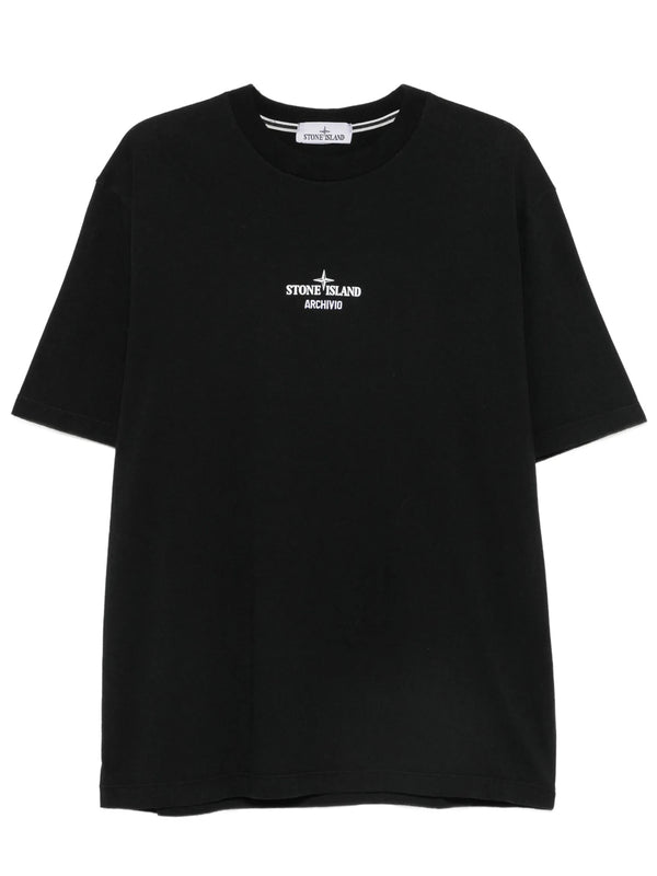 Regular Fit T-Shirt With `Archivio` Print