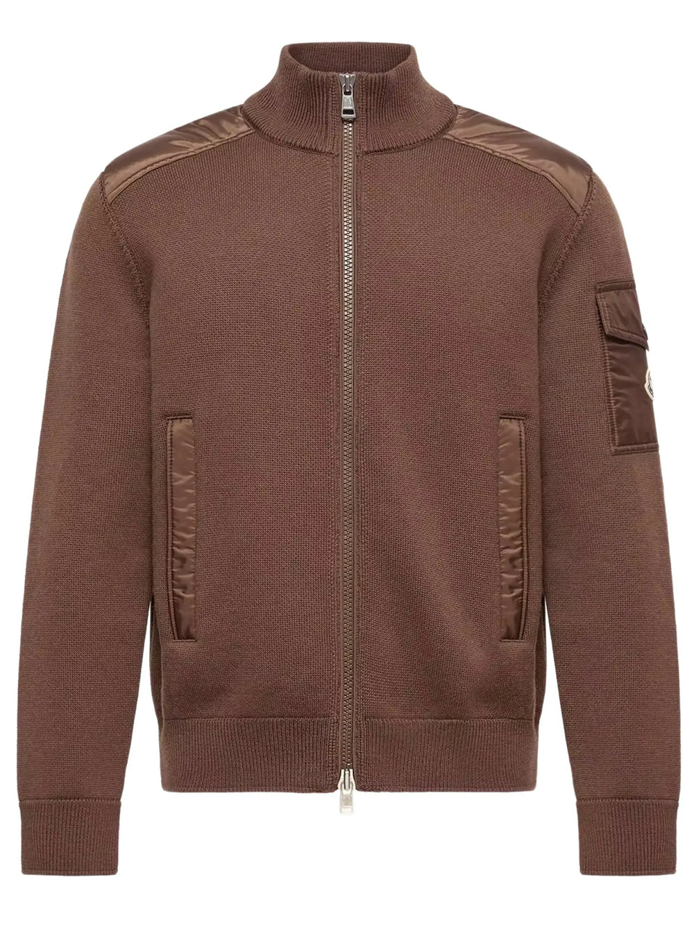 Moncler Cardigan - Brown | d90a1a8aa8133094e419aa068ba7df352a934b41