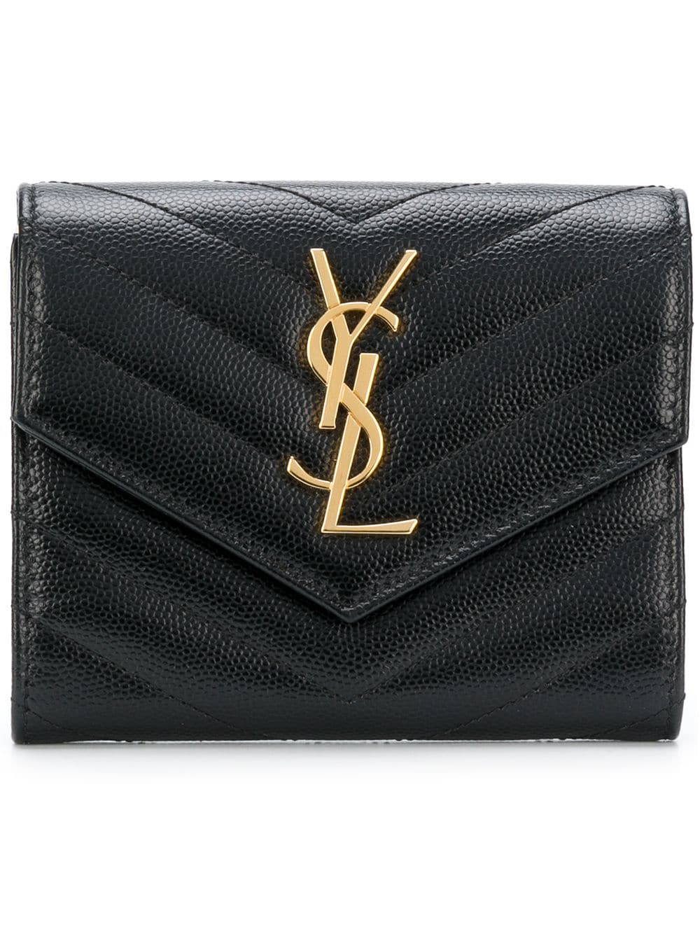 Saint Laurent Paris Bill coin wallets - Black | 124428653699498caa20e649600c58153937a0ba