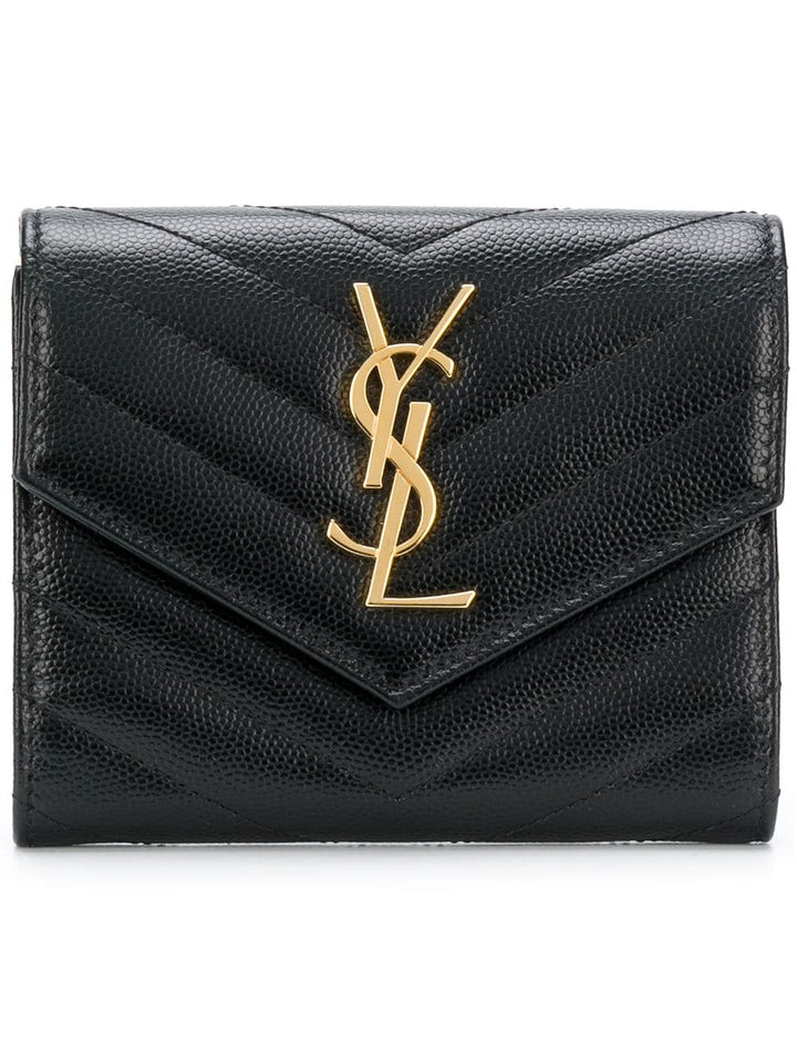 Saint Laurent Paris Bill coin wallets - Black | 124428653699498caa20e649600c58153937a0ba