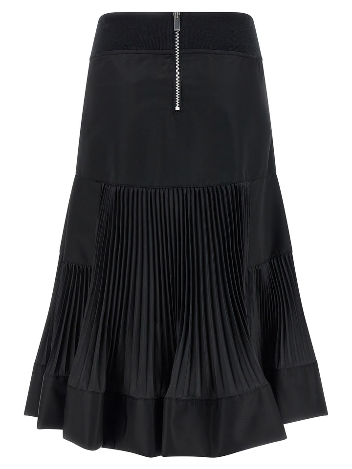 Sacai Pleated Insert Skirt Skirts - Black | dfa9dfe5021b97fe29ff26e0a4a70d2cf0a0bd60