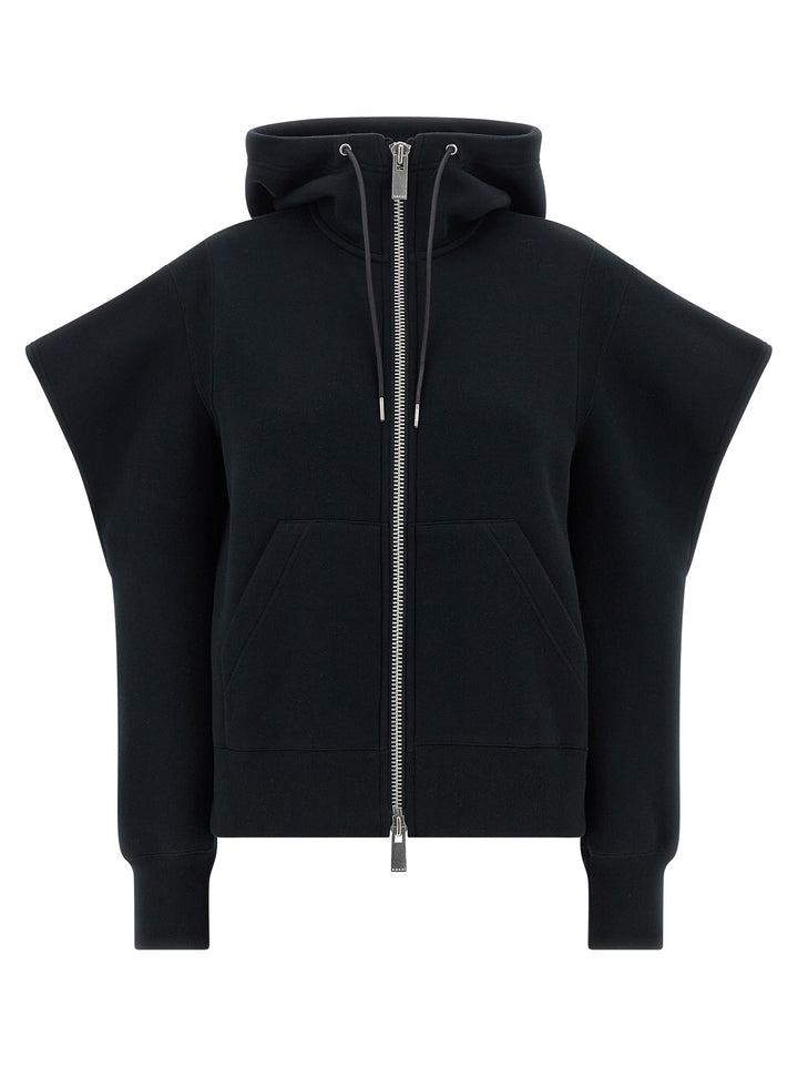 Sacai Sponge Sweatshirt - Black | 134295a9189b032a9690674d7c3b91de953a6e63