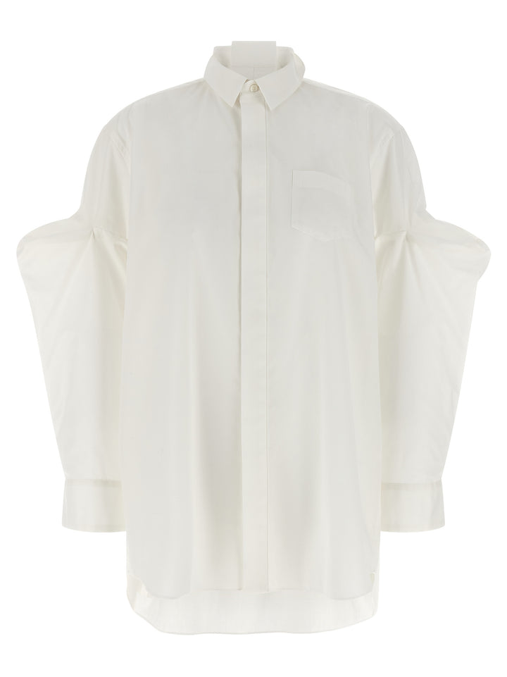 Sacai Poplin Shirt Shirt and Blouse - White | 83c5bca48ca3fbc96dcdd64d0b3d0a867d23bf41