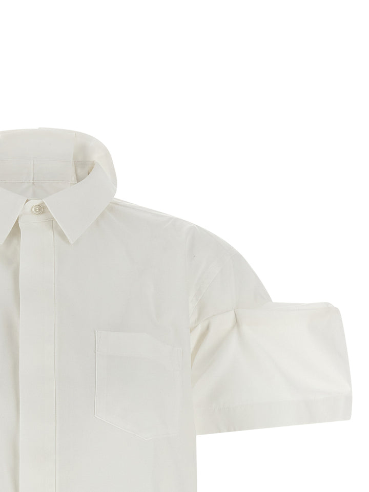 Sacai Poplin Shirt Shirt and Blouse - White | 79b559430401ced6a061155e40146b458c12d8f8