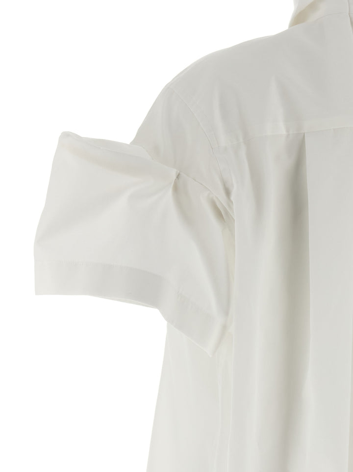 Sacai Poplin Shirt Shirt and Blouse - White | 8de0b22eceba1a40c932ba9fde852a29a0c4f2ce