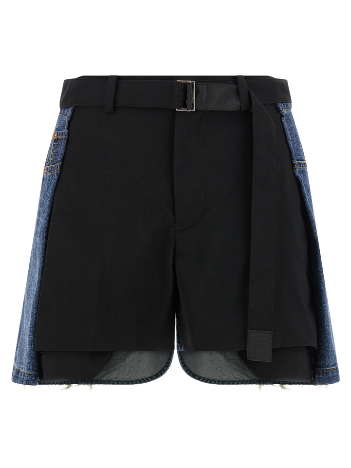 Sacai Wool Insert Shorts Bermuda and Short - Multicolor | 536d160b87fb9f75967f12b1d0f7c2125869fef9