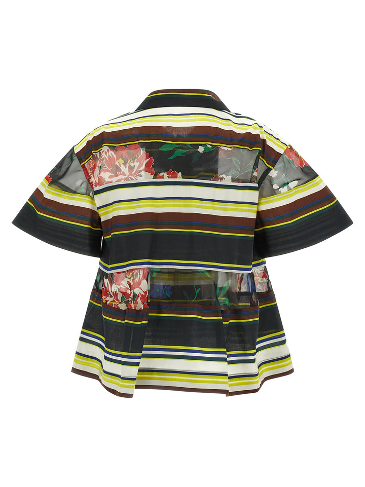 Sacai Pattern Mix Shirt and Blouse - Multicolor | 61e96435cf5b5aca5577d9f401f62bc62ef70651