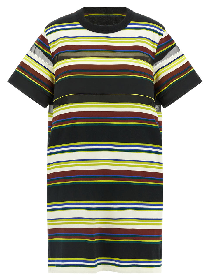 Sacai T-Shirt Dress Dresses - Multicolor | f053582b4b424f120448faf50a02561b218f61ea