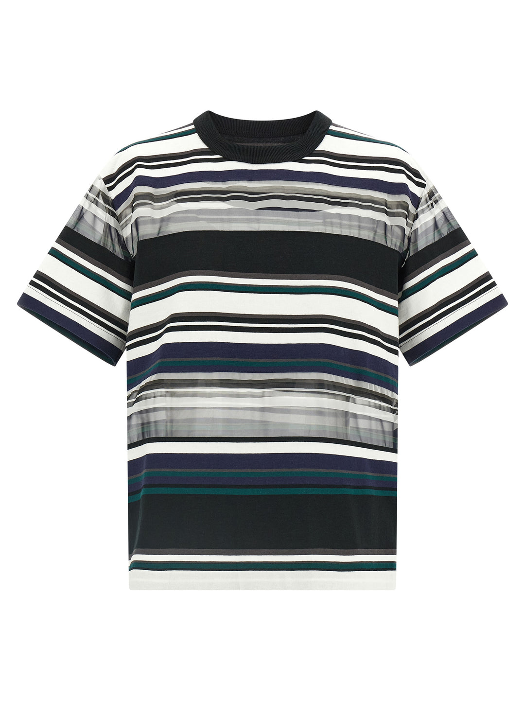 Sacai Organza Insert T-shirt - Multicolor | 8859ea000f81b9e2d9d2e7f15cd64f5dd8df00ef