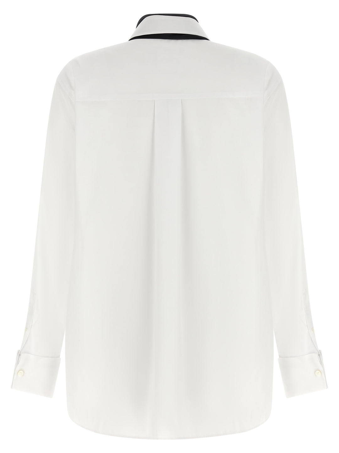 Sacai Scarf Shirt Shirt and Blouse - White/Black | 3d542324548ed26e40164739507a466bd93bbf04