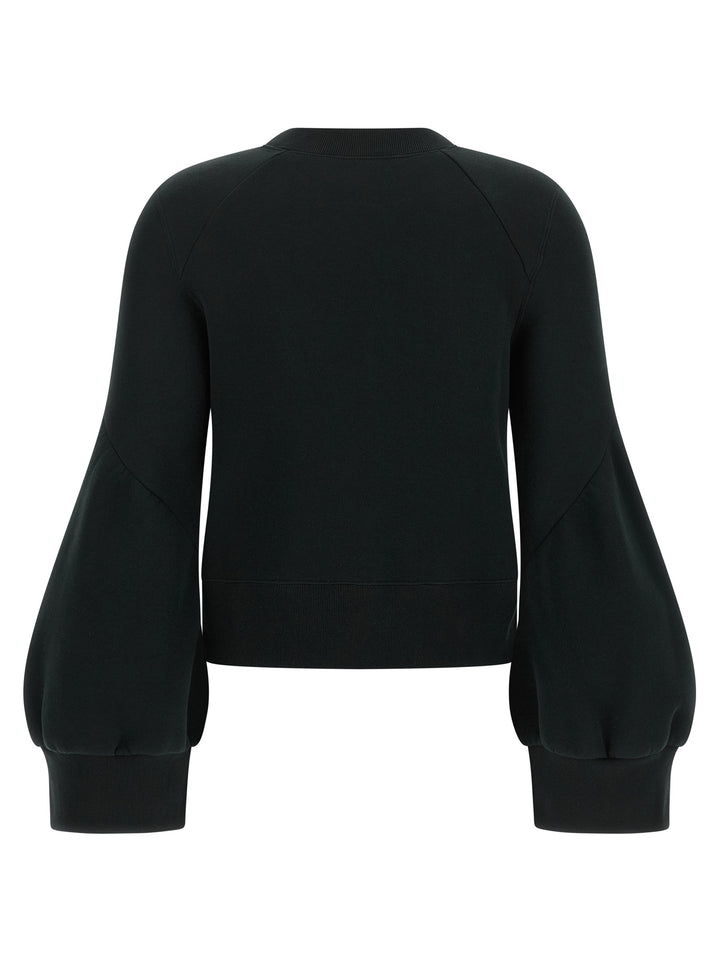 Sacai Balloon Sleeve Sweatshirt - Black | 649e14bcc820d878f6ac4ef721403bb8bd2d5bed