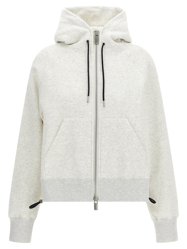 Cotton Hoodie Sweatshirt White