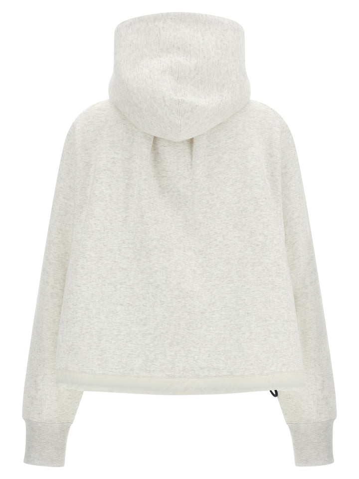 Sacai Cotton Hoodie Sweatshirt - White | 42fa7c6ab2aead97b6d1f0dbecf94023fd9a4b1f