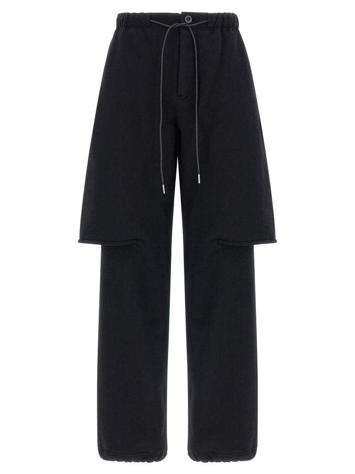 Sacai Trompe L'oeil Bermuda Pants - Black | c0ad7838011ec53d5a8d351e149afde9cb8121bc