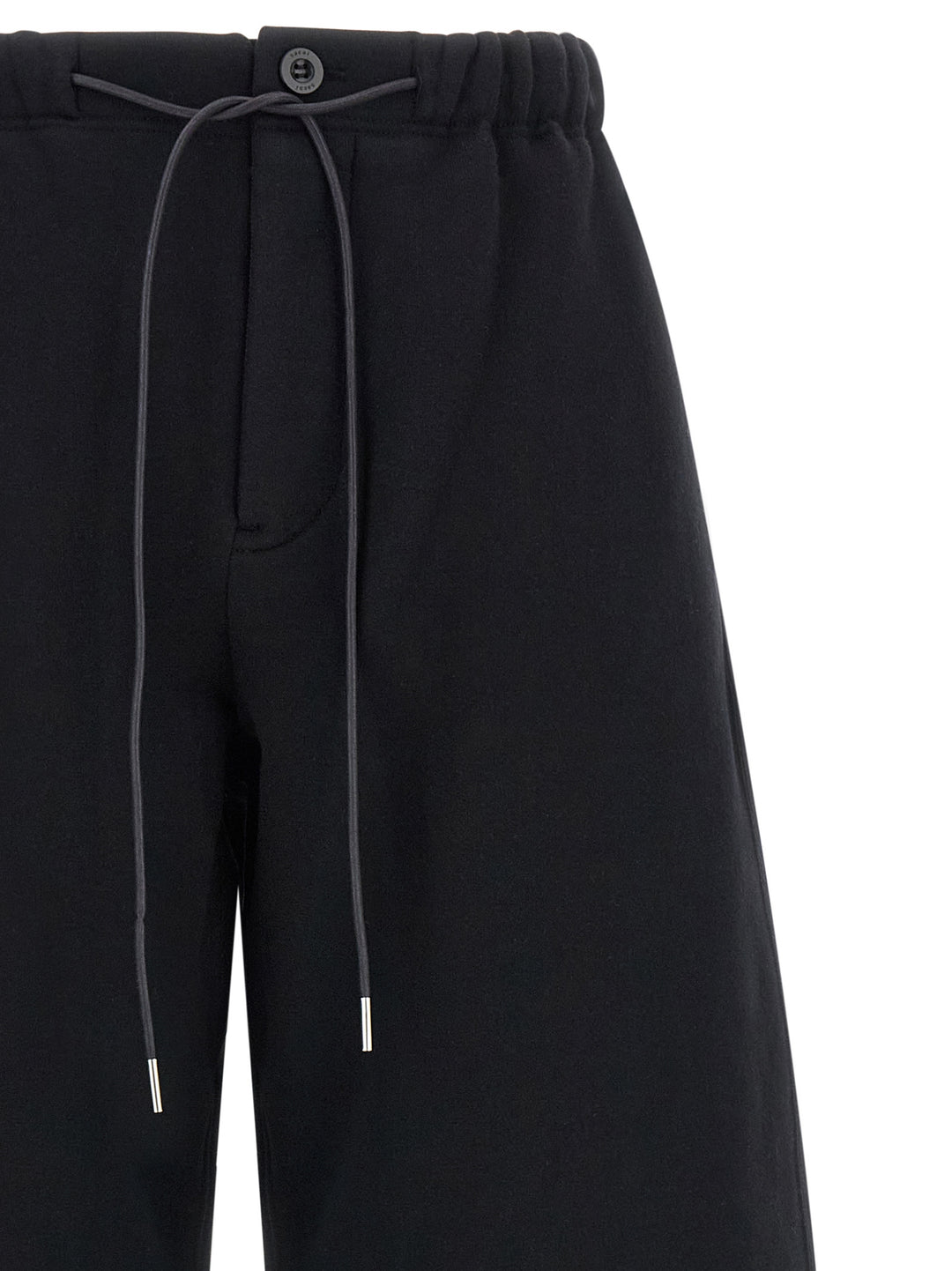 Sacai Trompe L'oeil Bermuda Pants - Black | 93c95080c173e87f908ad77ad822d5cdd073f29f