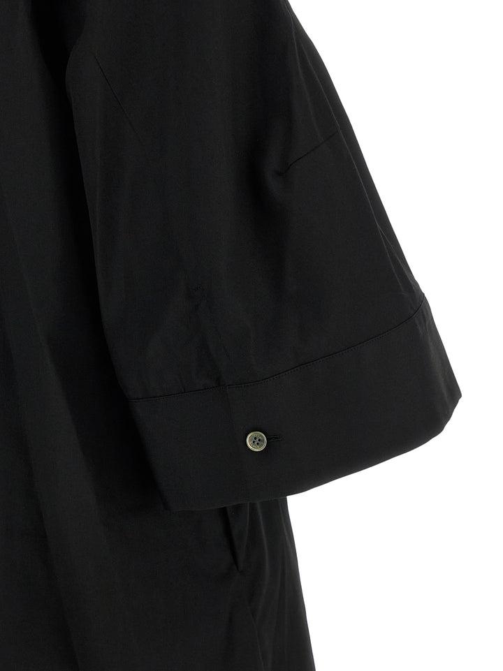 Sacai Chemisier Dress With Wide Sleeves Dresses - Black | 01aaca0adf2c48219aa893d2435506e5c58d975f