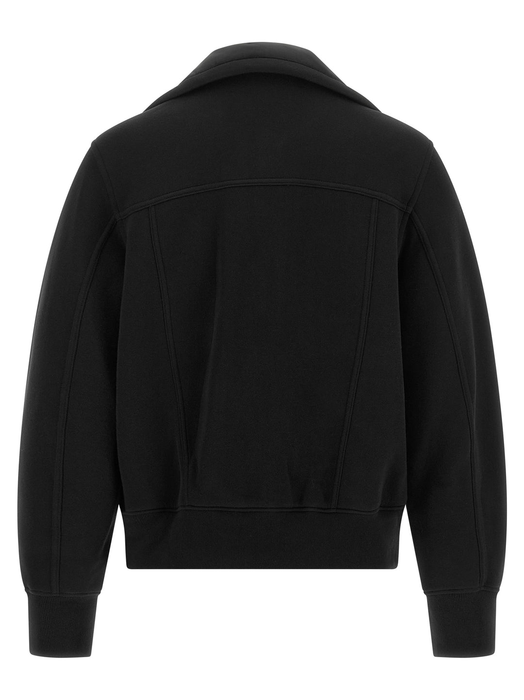 Sacai Terry Cloth-Effect Fabric Jacket Puffer Jackets - Black | 4e863b8b6d32e6ba6a04a3a00d699ebf97a4886c
